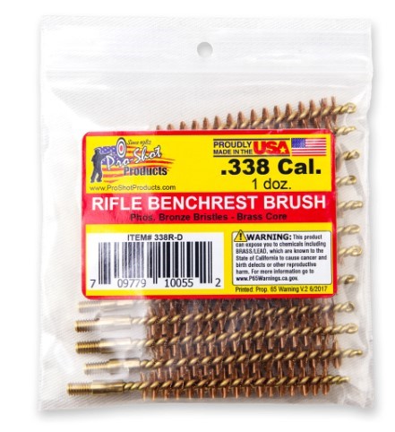 PROSHOT 8MM BRUSH - 12 QTY. BULK PACK 8R-D - Win Repeating Arms Promotion